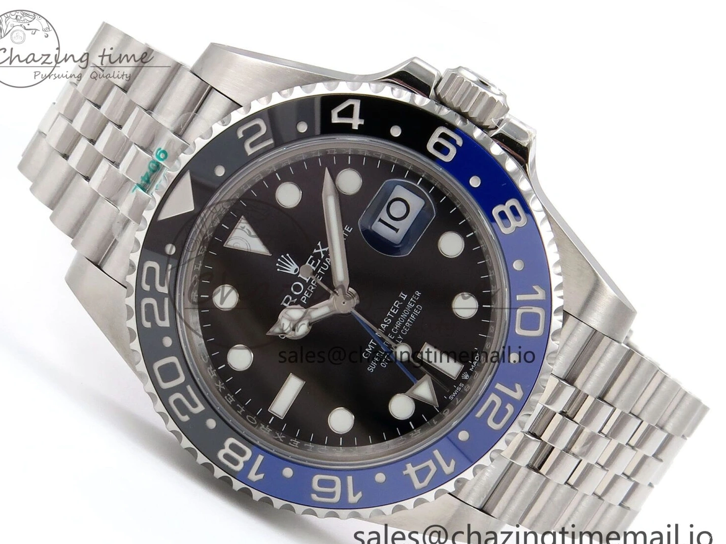 MiroTime 1220 GMT-Master II 126710 BLNR ZF 1:1 Best Edition on Jubilee Bracelet SH ComfortFit 962